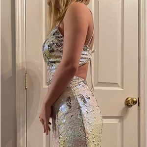 Color changing sequins.  Back strap may have to be replaced.